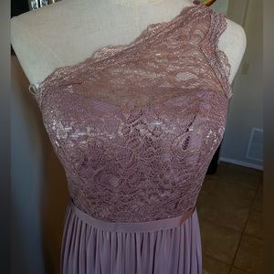 David’s Bridal Mauve dress